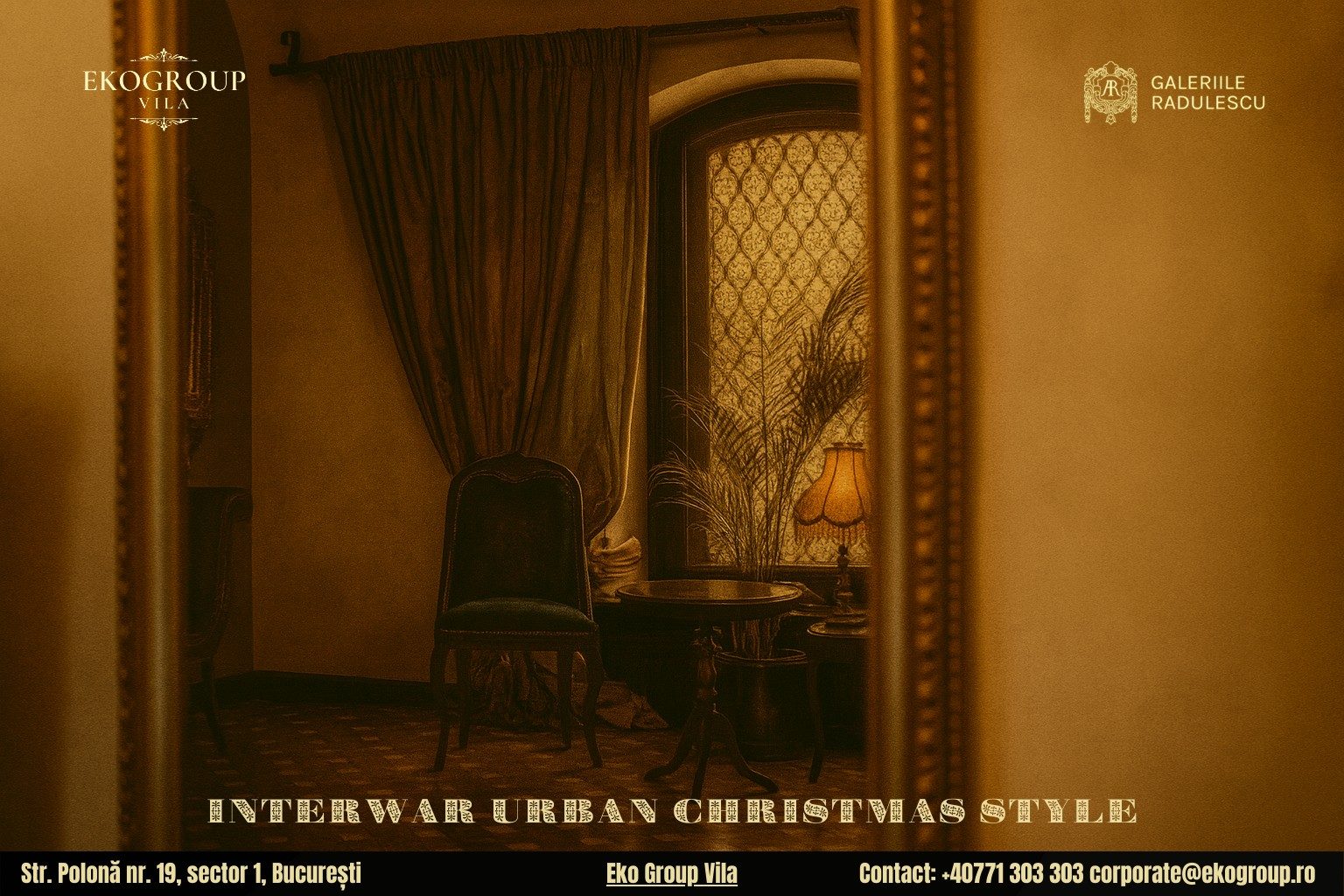 Ce este Crăciunul în viziunea anilor ’30: o călătorie în eleganță și tradiție oferită de Eko Group Vila